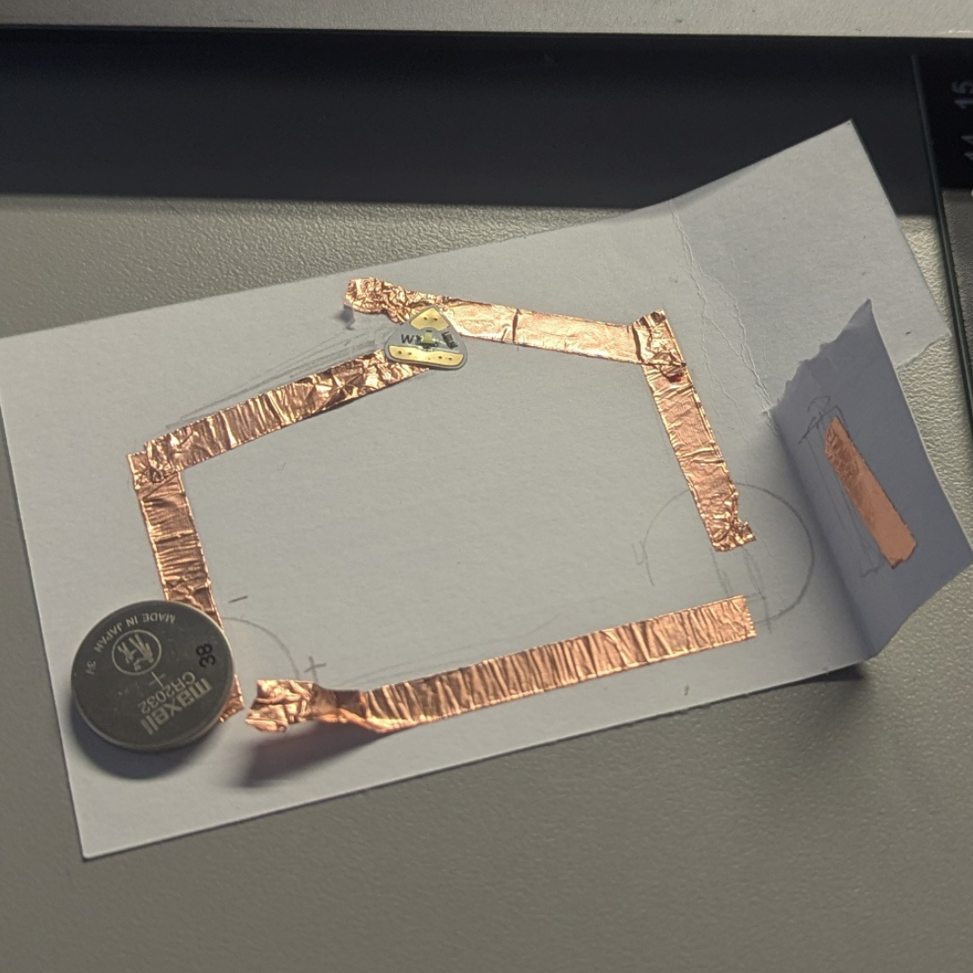 Then I put everything in position.